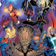 A crop of the Marvel Multiverse Role-Playing Game cover, featuring Groot, Storm, Captain Marvel, and others.